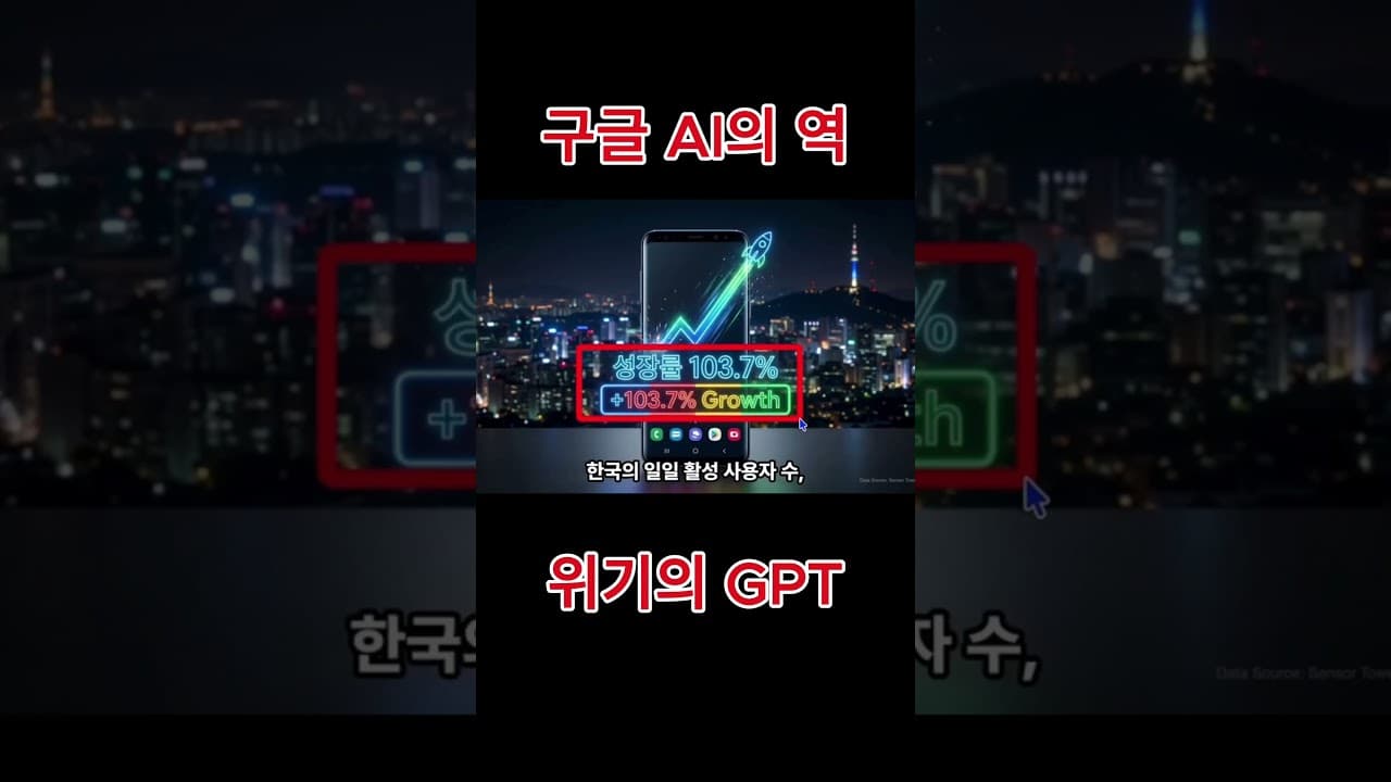 한국인 40%가 GPT 버리고 구글로 갈아탔다? (충격 데이터)