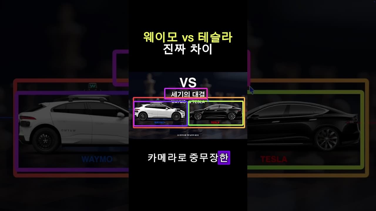[Shorts 요약] 당신의 목숨을 건다면? 웨이모 vs 테슬라