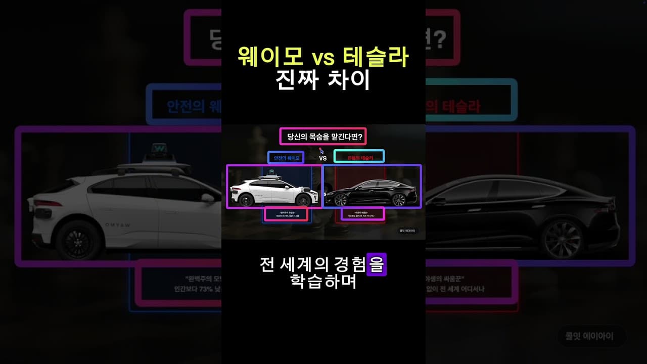 웨이모 vs 테슬라 세기의 대결  #기획자 #pm #마케터