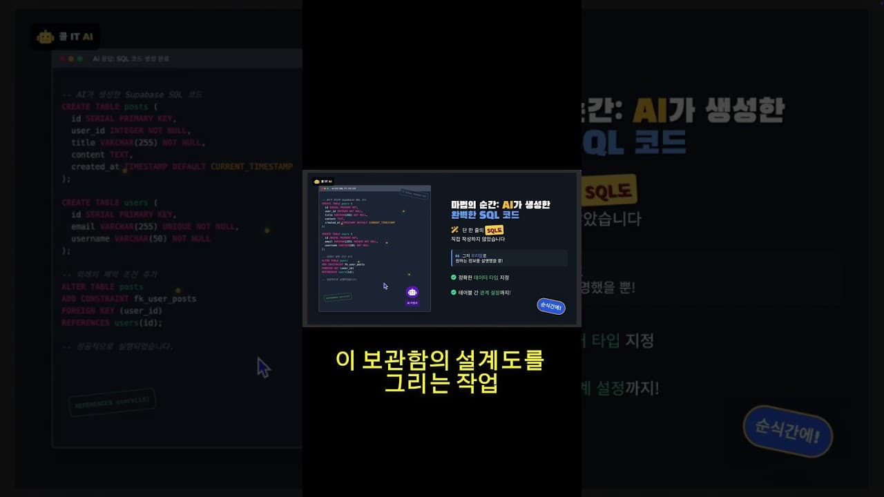 SQL, 아직도 외워서 쓰세요? (AI한테 시키면 됨)